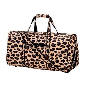 Run Wild With Me Leopard Print Duffle Bag
